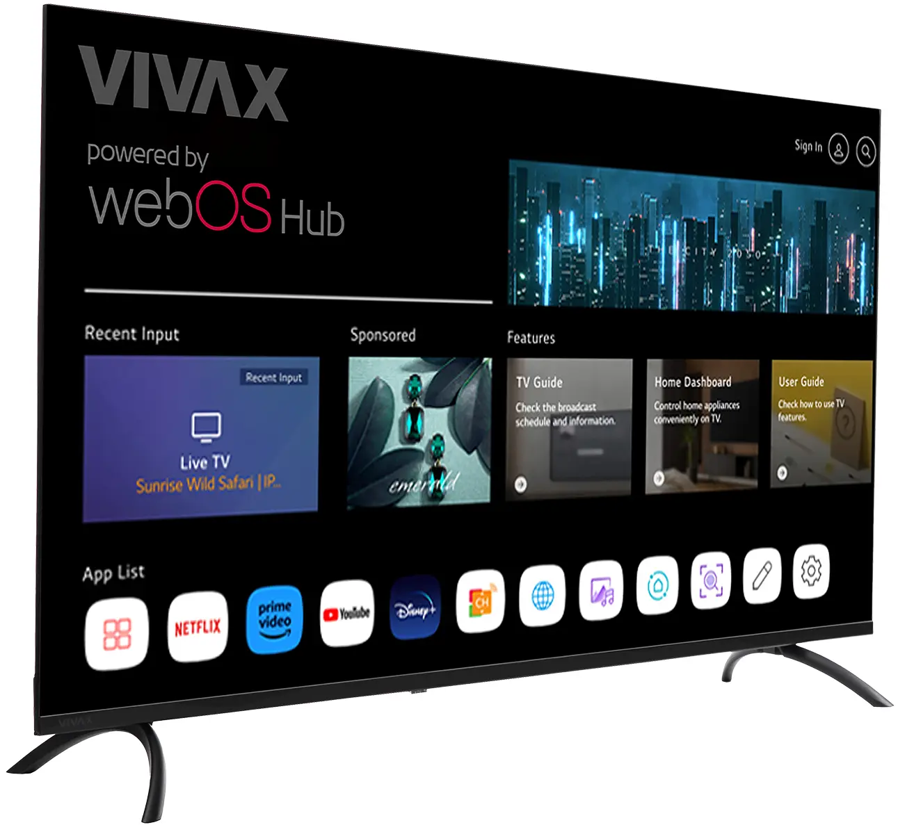 Televizor Vivax TV-40LE110WO LED FHD Smart (Black)