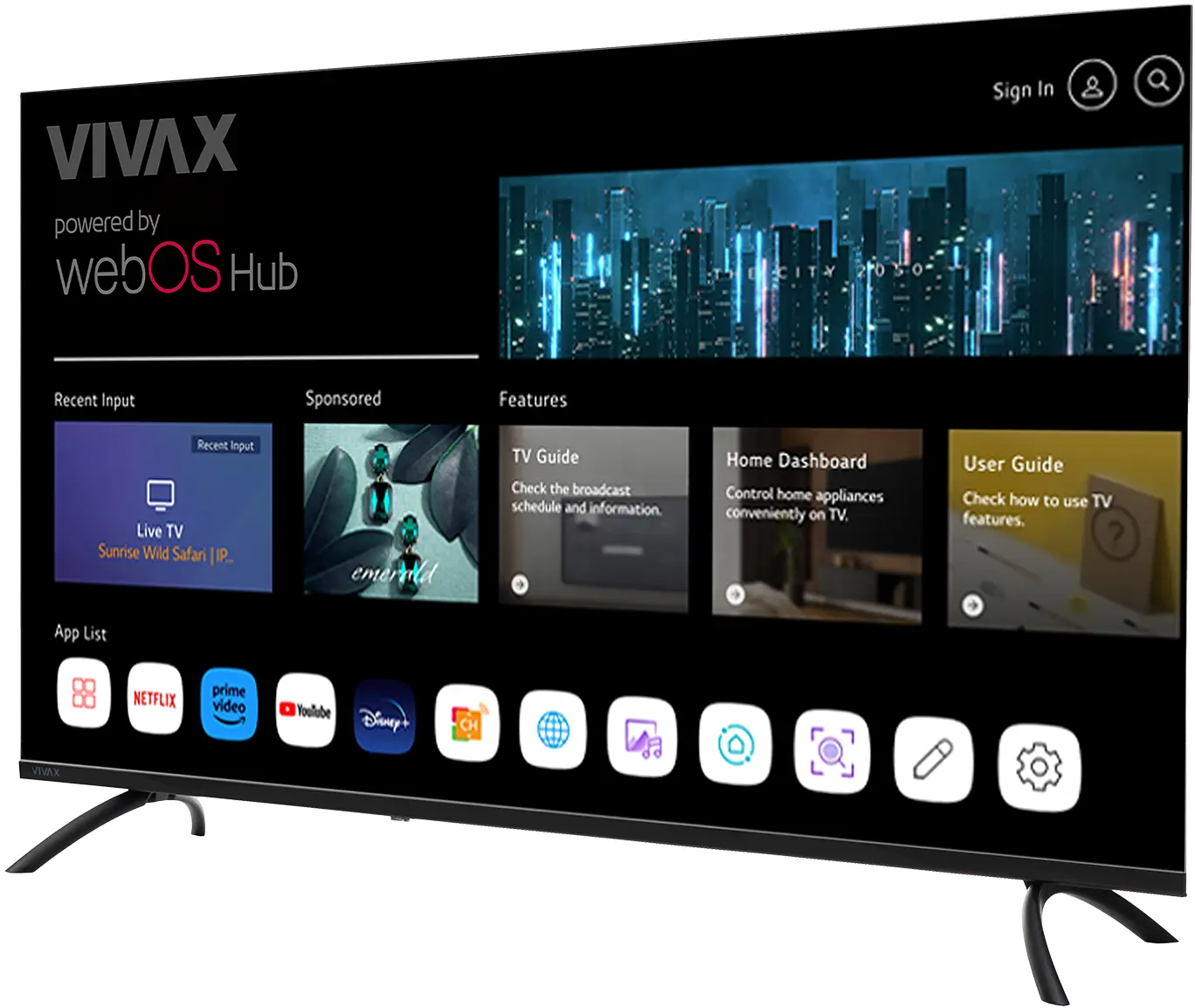 Televizor Vivax TV-40LE110WO LED FHD Smart (Black)
