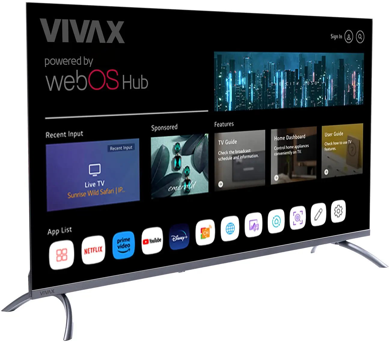 Televizor Vivax TV-43LE111WO LED FHD Smart (Dark Silver)