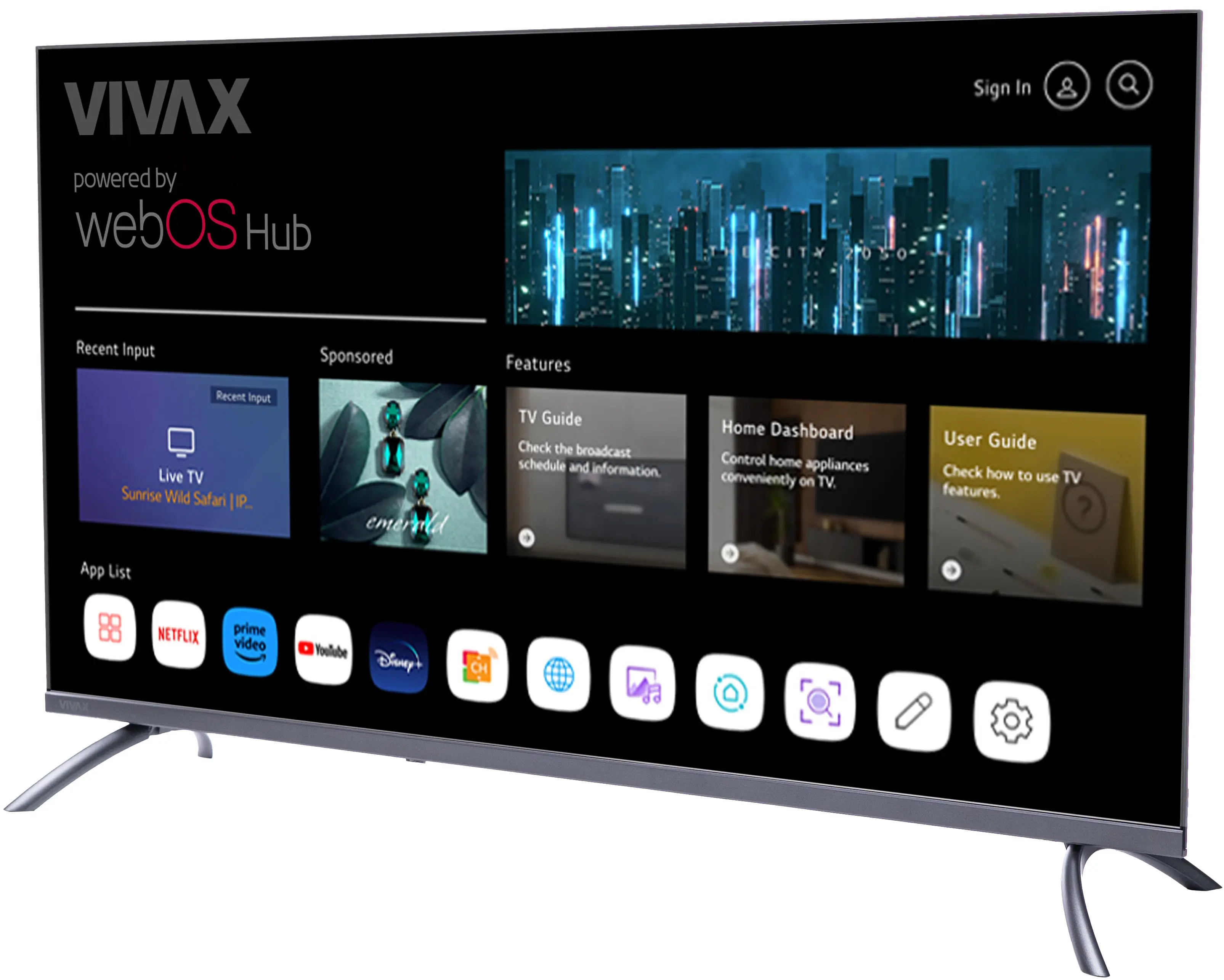 Televizor Vivax TV-43LE111WO LED FHD Smart (Dark Silver)