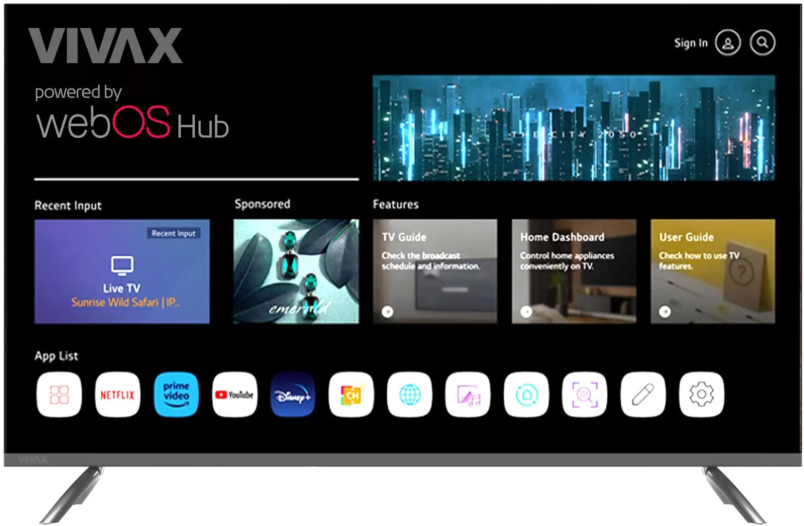Televizor Vivax TV-43LE111WO LED FHD Smart (Dark Silver)
