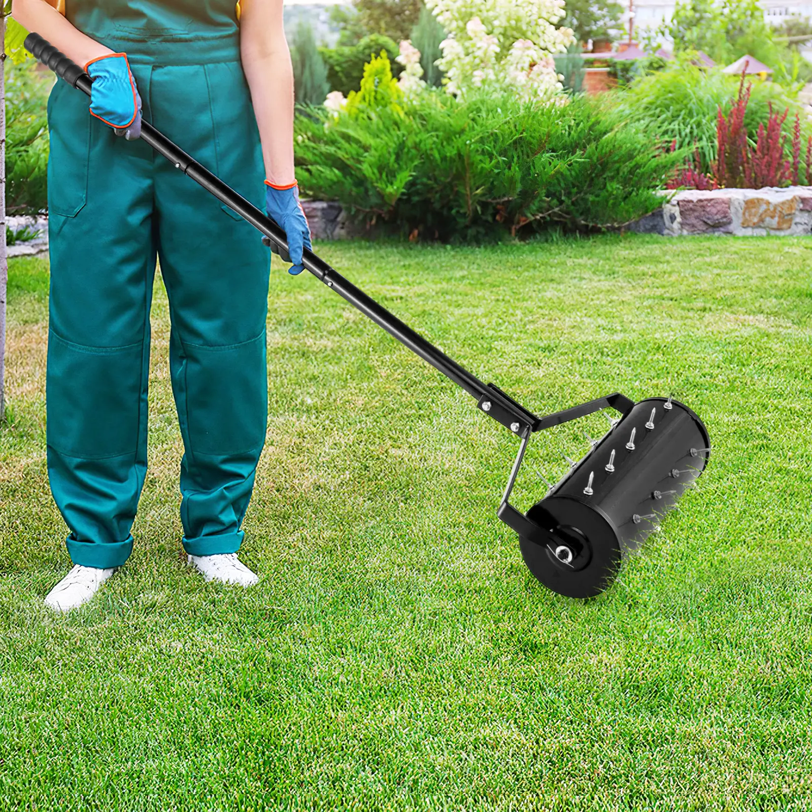Аэратор для газона Costway GT4129DK (Black) - 4