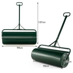 Tavalug pentru gazon Costway GT4008GN (Green) Thumb