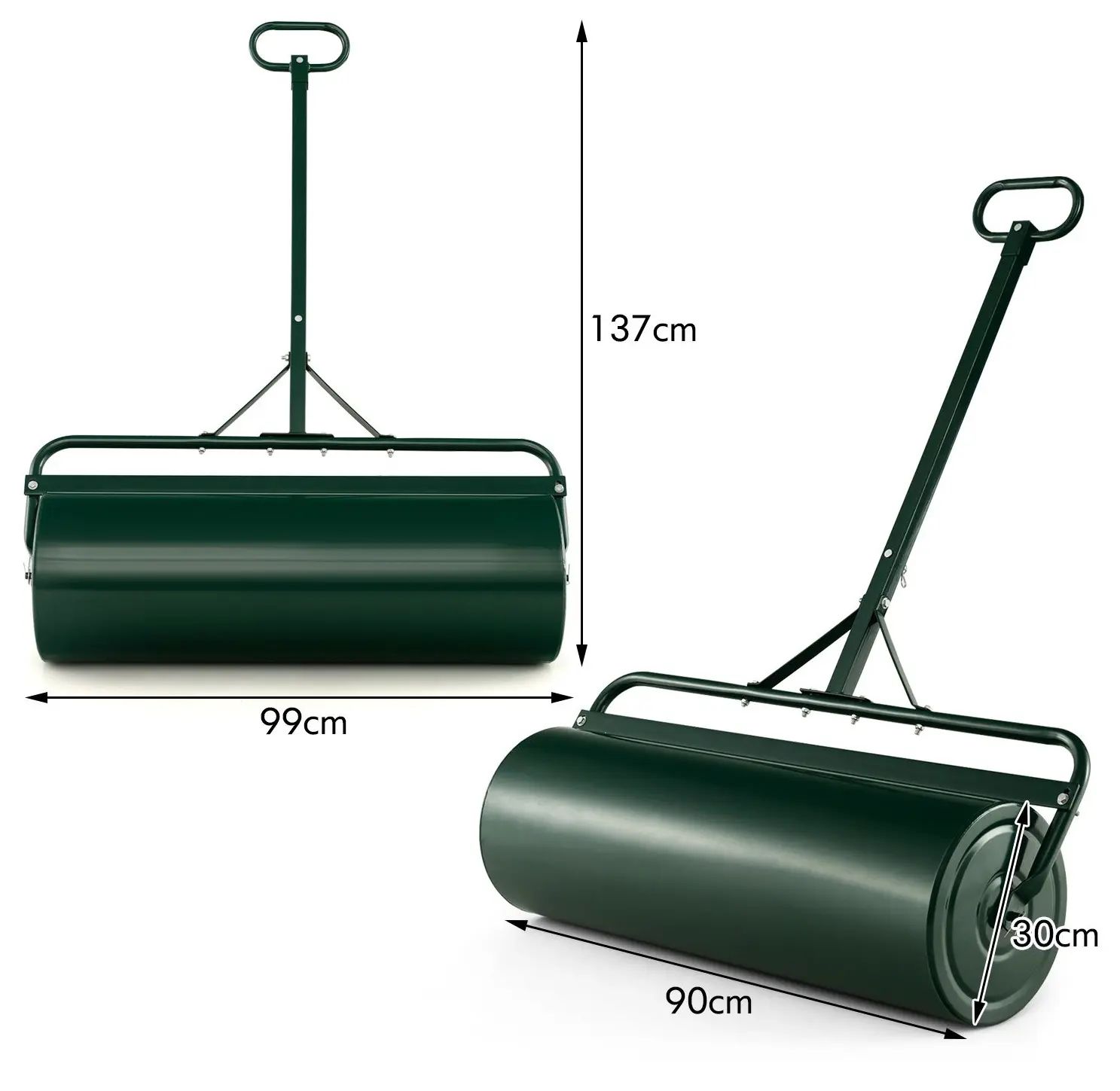 Tavalug pentru gazon Costway GT4008GN (Green)