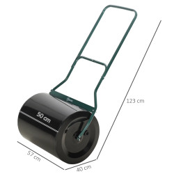 Rola de gradina Outsunny 845-272 (Black) Thumb