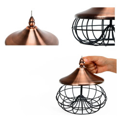 Hrănitoare pentru păsări Costway GT3551 (Bronze) Thumb