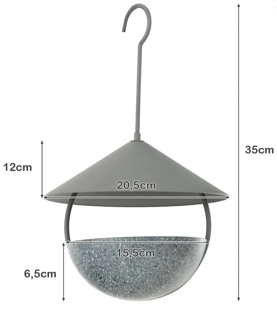 Кормушка для птиц Costway GT4018 (Grey)