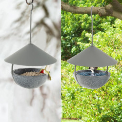Кормушка для птиц Costway GT4018 (Grey) Thumb