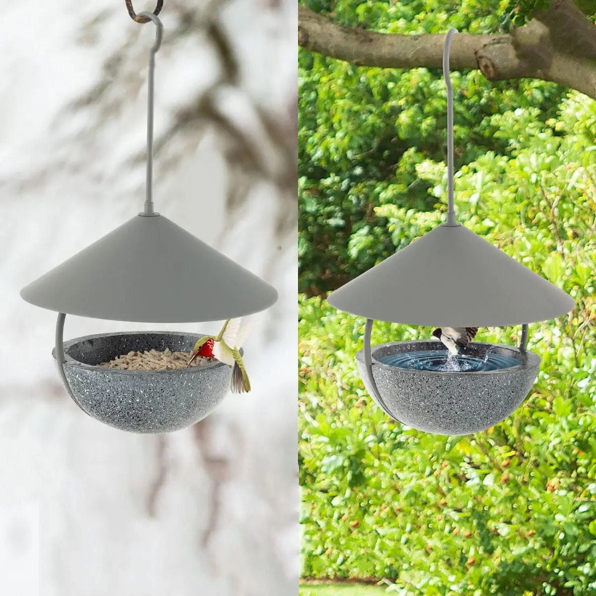 Кормушка для птиц Costway GT4018 (Grey)