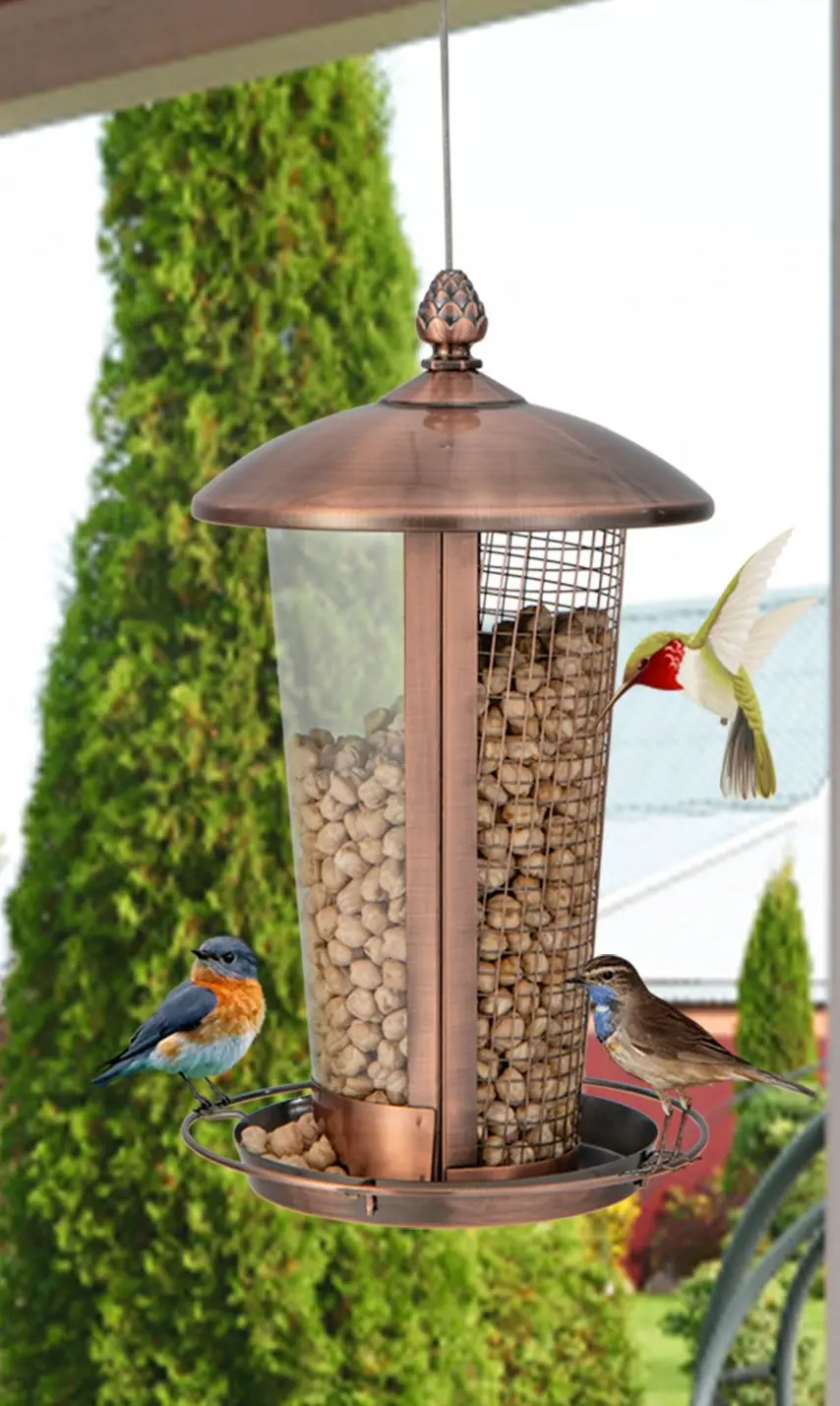 Кормушка для птиц Costway GT4050 (Bronze)