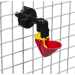 Set de adapatoare cu niplu pentru pasari Demetra DM09 (Red/Black) Thumb