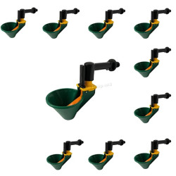 Set de adapatoare cu niplu pentru pasari Demetra DM10 (Green/Black)