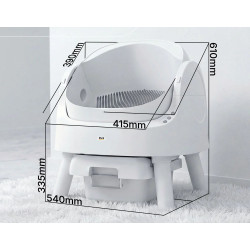 Litieră automată pentru pisici iHunt AutoScooper 11 (White) Thumb