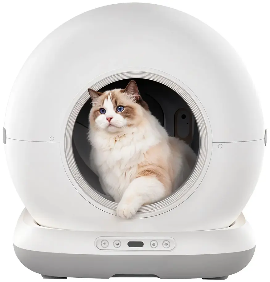 Litieră automată pentru pisici iHunt Smart Cat Litter V7 (White) - 4