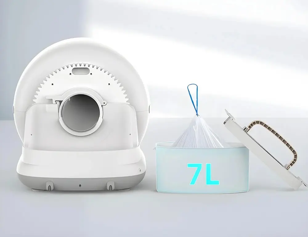 Litieră automată pentru pisici iHunt Smart Cat Litter V7 (White) - 8