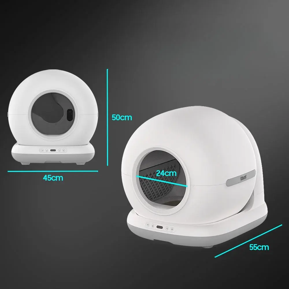 Litieră automată pentru pisici iHunt Smart Cat Litter V7 (White) - 9