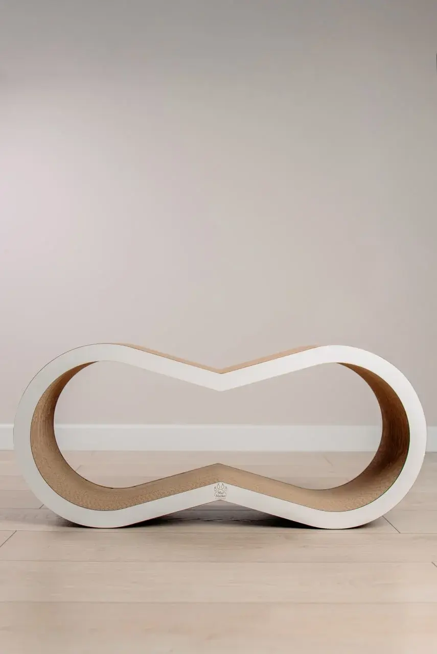 Когтеточка для кошек MurMarket Dream L (White/Brown) - 3
