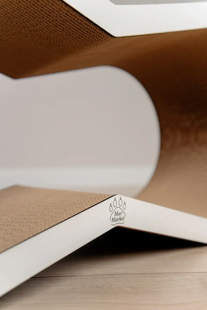 Когтеточка для кошек MurMarket Dream L (White/Brown) - 7