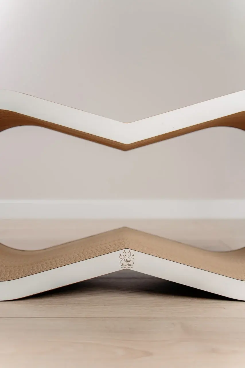 Когтеточка для кошек MurMarket Dream L (White/Brown) - 8