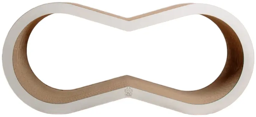 Когтеточка для кошек MurMarket Dream L (White/Brown)