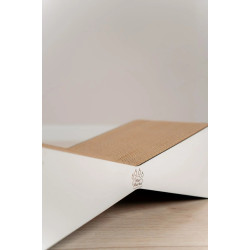 Zgarietoare pentru pisici MurMarket Tiny Tiger Mini (White/Brown) Thumb