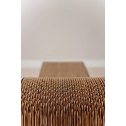 Zgarietoare pentru pisici MurMarket Tiny Tiger Mini (White/Brown) Thumb