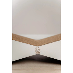 Zgarietoare pentru pisici MurMarket Tiny Tiger Mini (White/Brown) Thumb