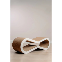 Когтеточка для кошек MurMarket Tiny Tiger S (White/Brown) Thumb