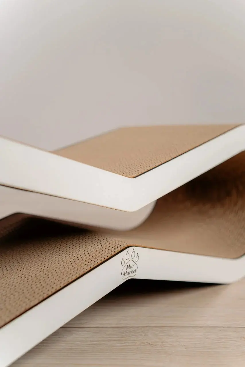 Когтеточка для кошек MurMarket Tiny Tiger S (White/Brown) - 5