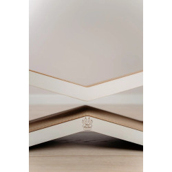 Когтеточка для кошек MurMarket Tiny Tiger S (White/Brown) Thumb