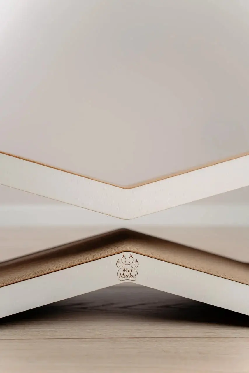 Когтеточка для кошек MurMarket Tiny Tiger S (White/Brown) - 6