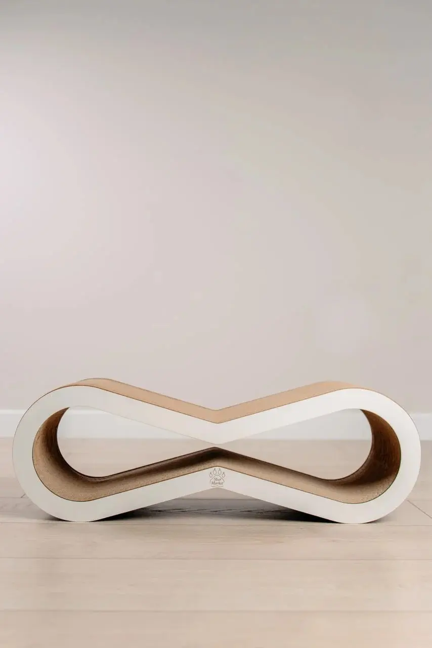 Когтеточка для кошек MurMarket Tiny Tiger S (White/Brown) - 8