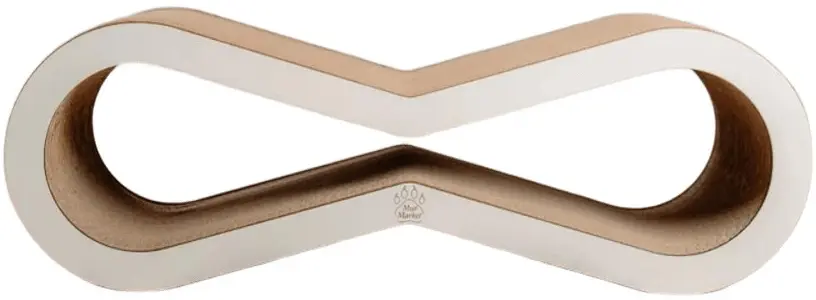 Когтеточка для кошек MurMarket Tiny Tiger S (White/Brown)