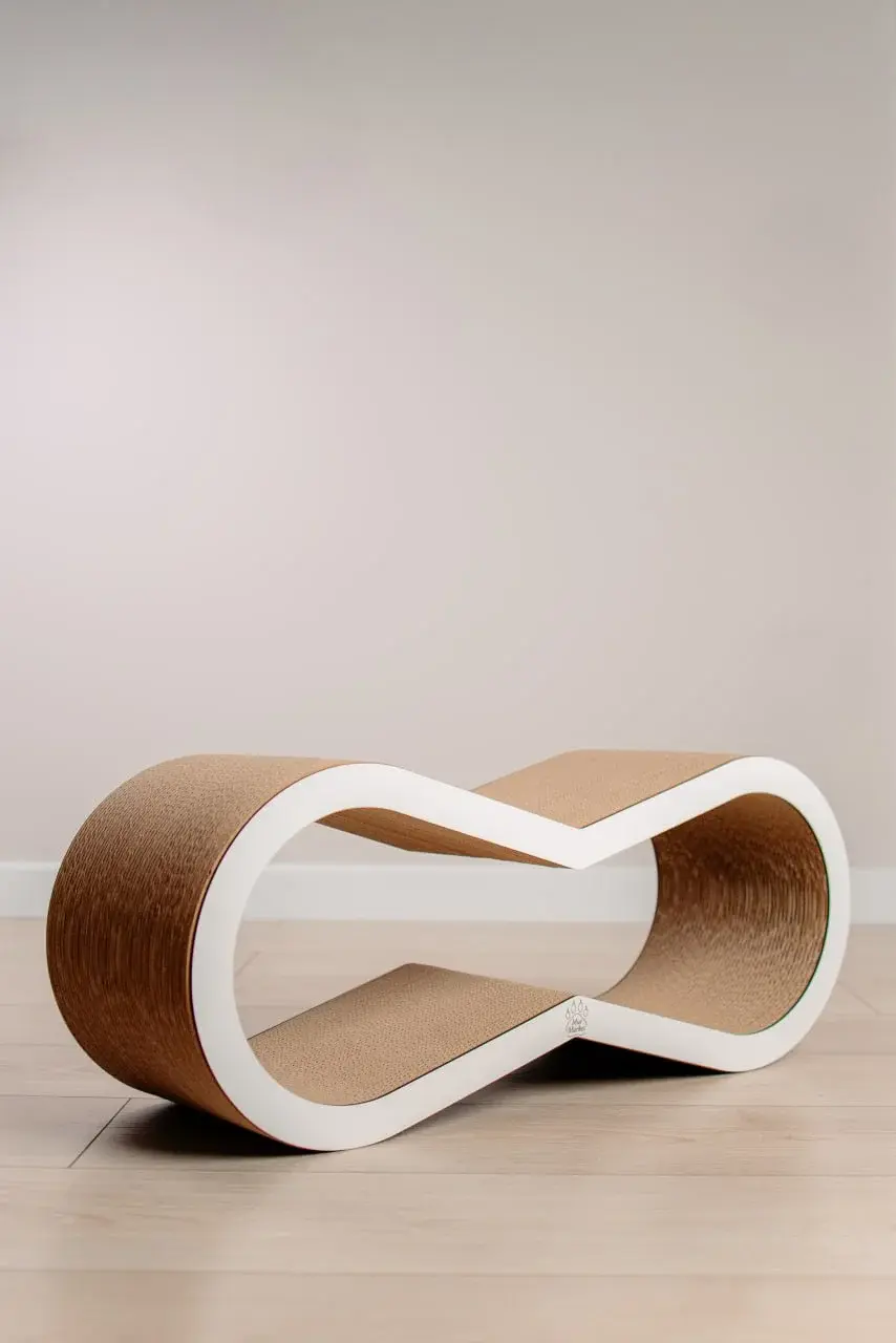 Когтеточка MurMarket Tiny Tiger M (White/Brown) - 2