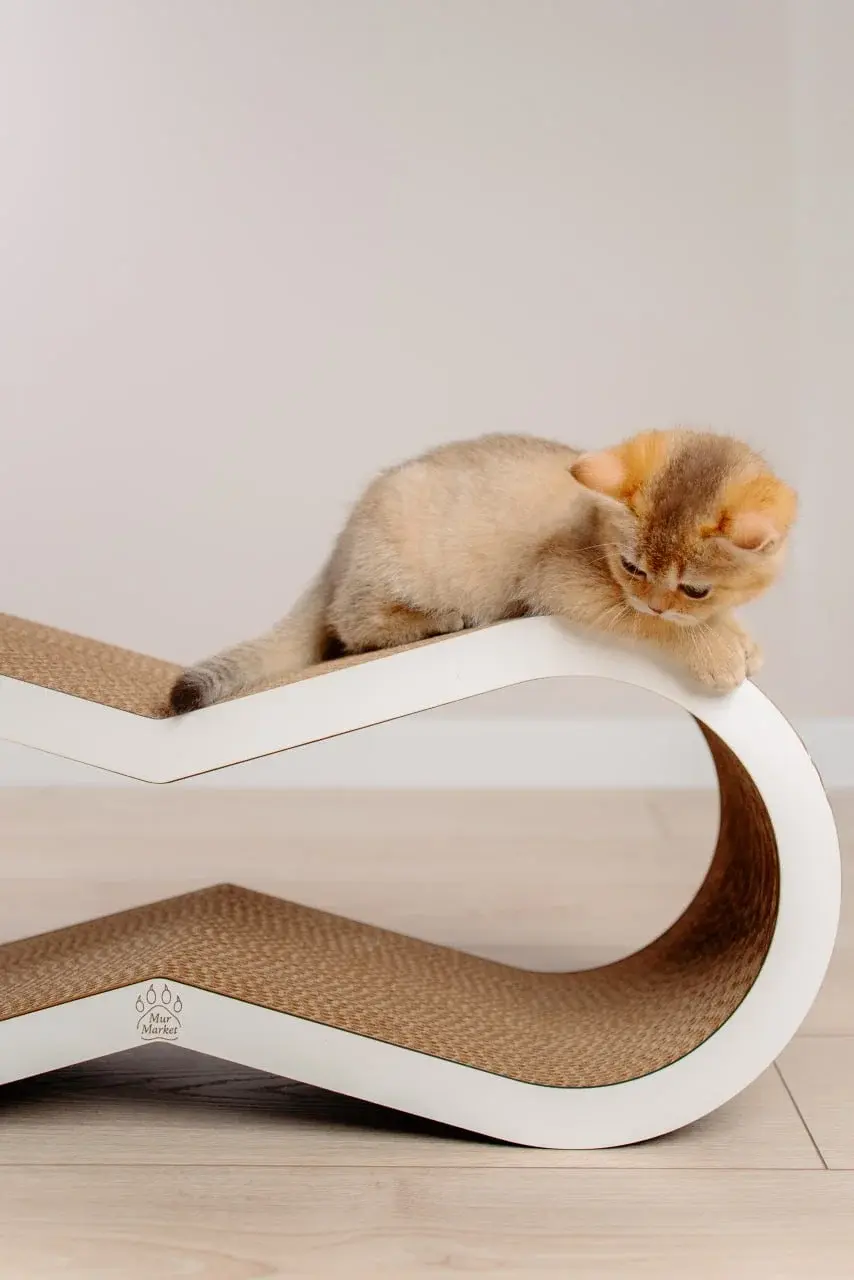 Когтеточка MurMarket Tiny Tiger M (White/Brown) - 3