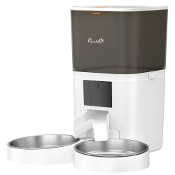 Hranitor automat pentru pisici PawHut D08-084V90WT (White/Black) Thumb