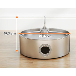 Fantana automata pentru animale PawHut D08-074V90SR (Silver) Thumb