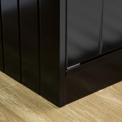 Bol dublu pentru caini PawHut D08-040V00BK (Black) Thumb