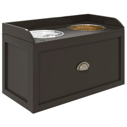 Двойная миска для собак PawHut D08-041V80CF (Brown) Thumb