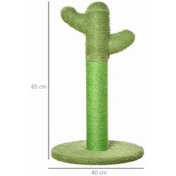 Когтеточка для кошек PawHut D30-452 (Green/Natural) Thumb