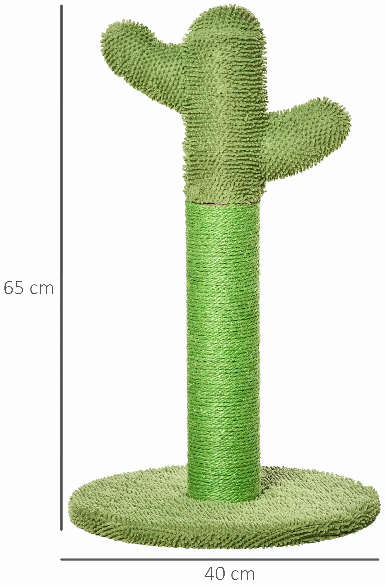 Когтеточка для кошек PawHut D30-452 (Green/Natural) - 3