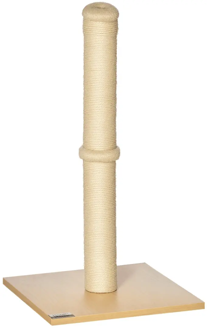 Stalp de zgariat pentru pisici PawHut D30-455 (Beige/Natural)