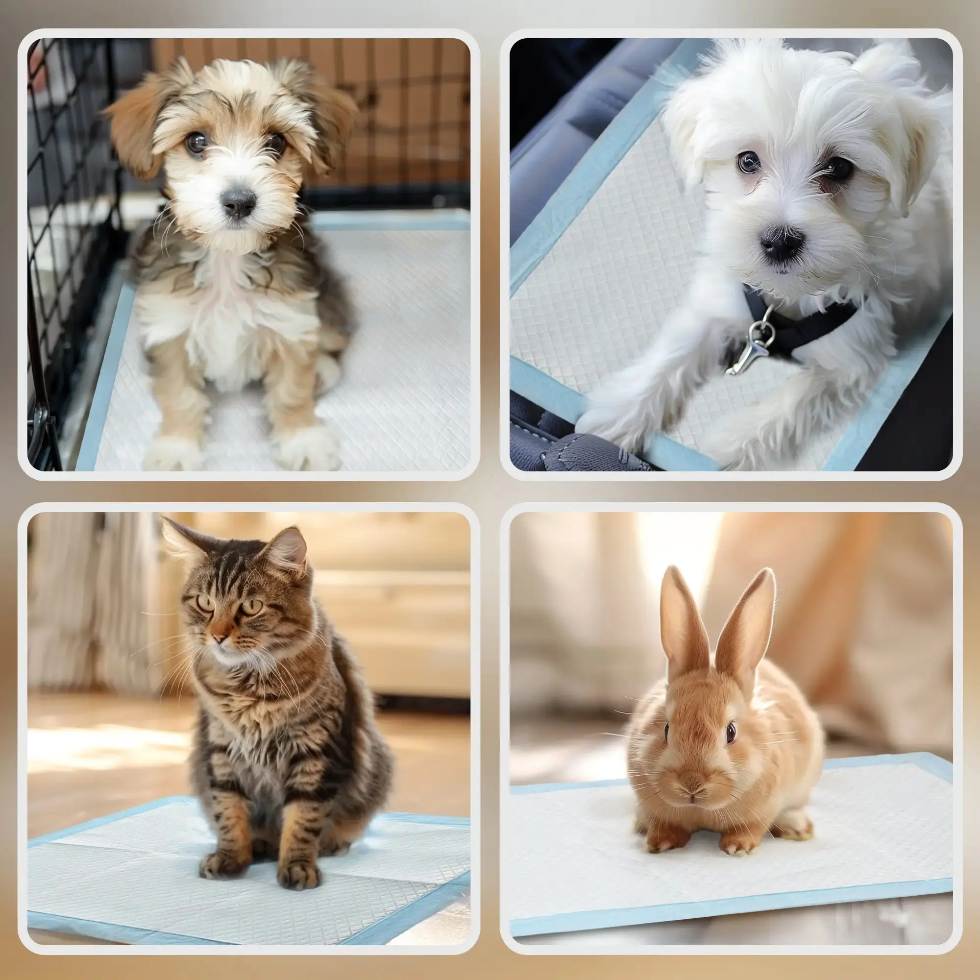 Комплект одноразовых пеленок для животных PawHut D05-002V00BU 100pcs - 7