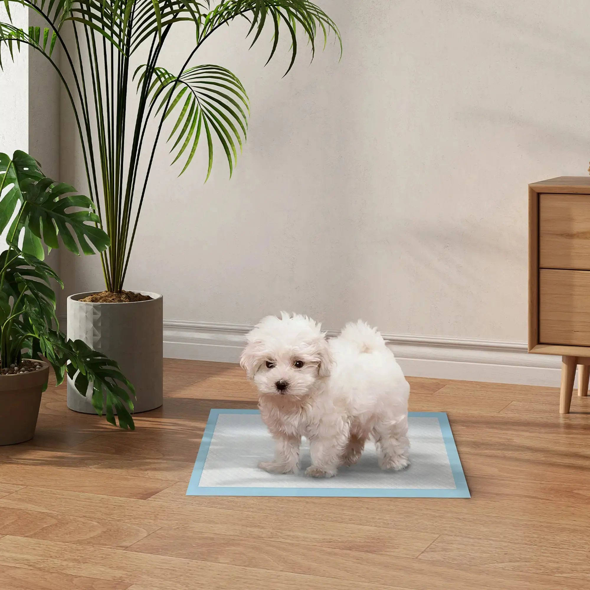 Комплект одноразовых пеленок для животных PawHut D05-002V00BU 100pcs - 8