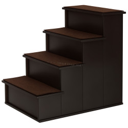 Scara pentru caini si pisici PawHut D06-078 (Dark Brown)
