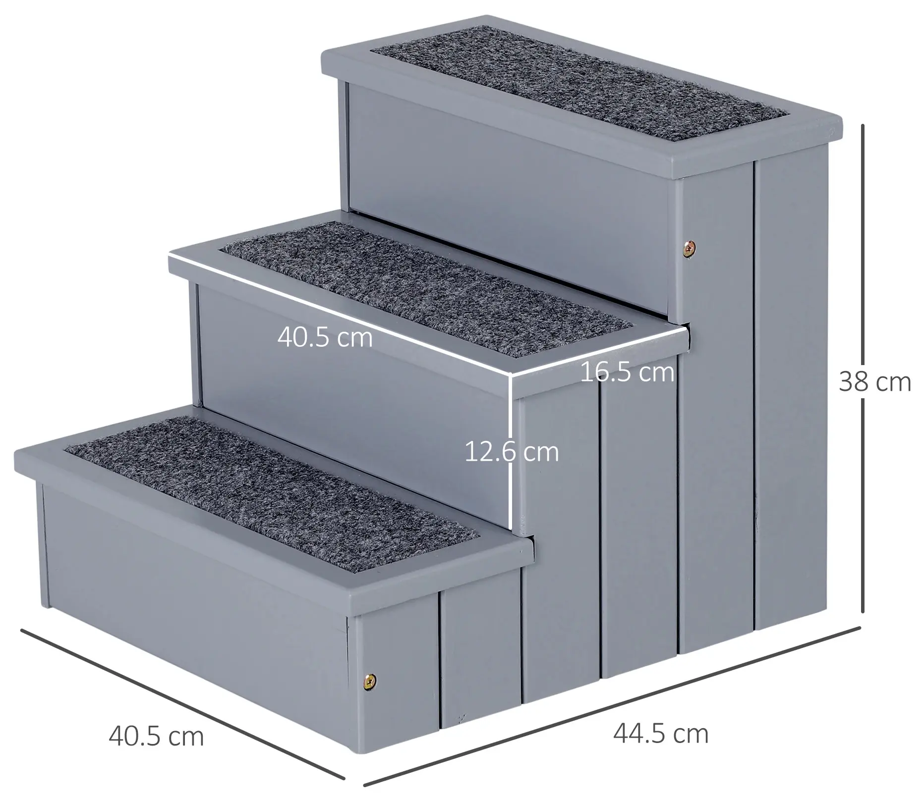 Scara pentru caini PawHut D06-065GY (Grey) - 7