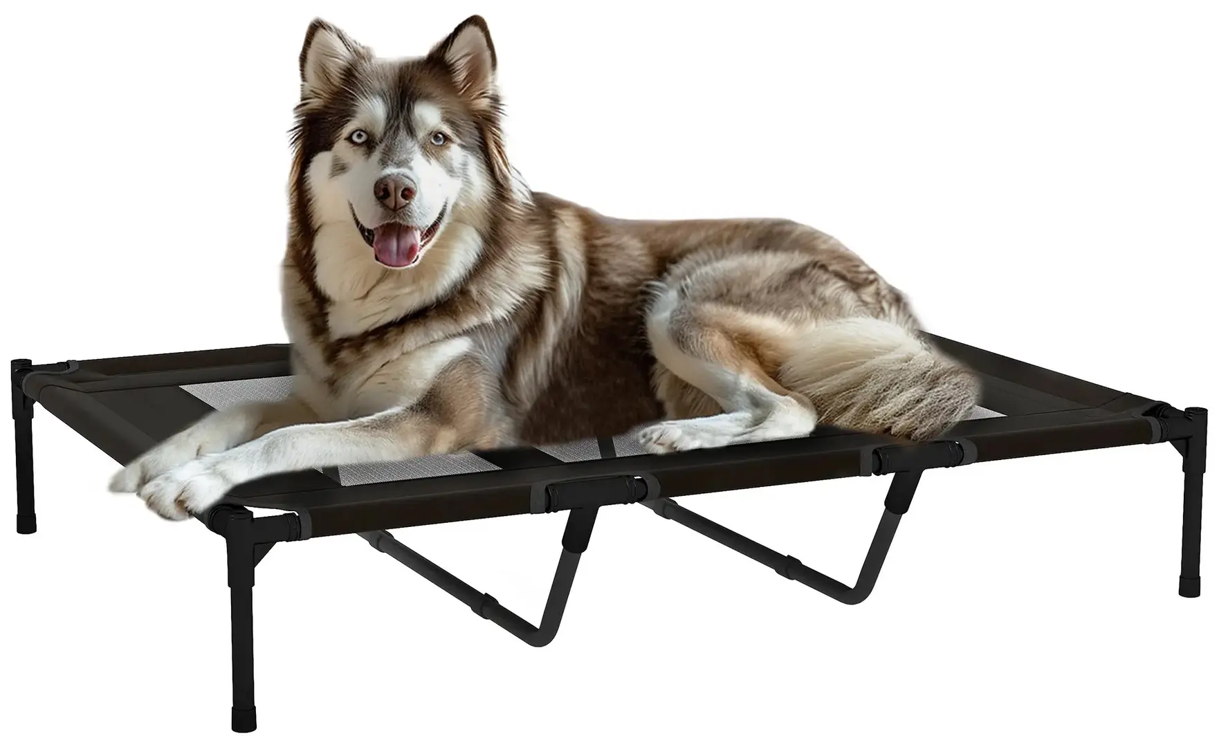 Pat pentru caini PawHut D04-069V00BK (Black)