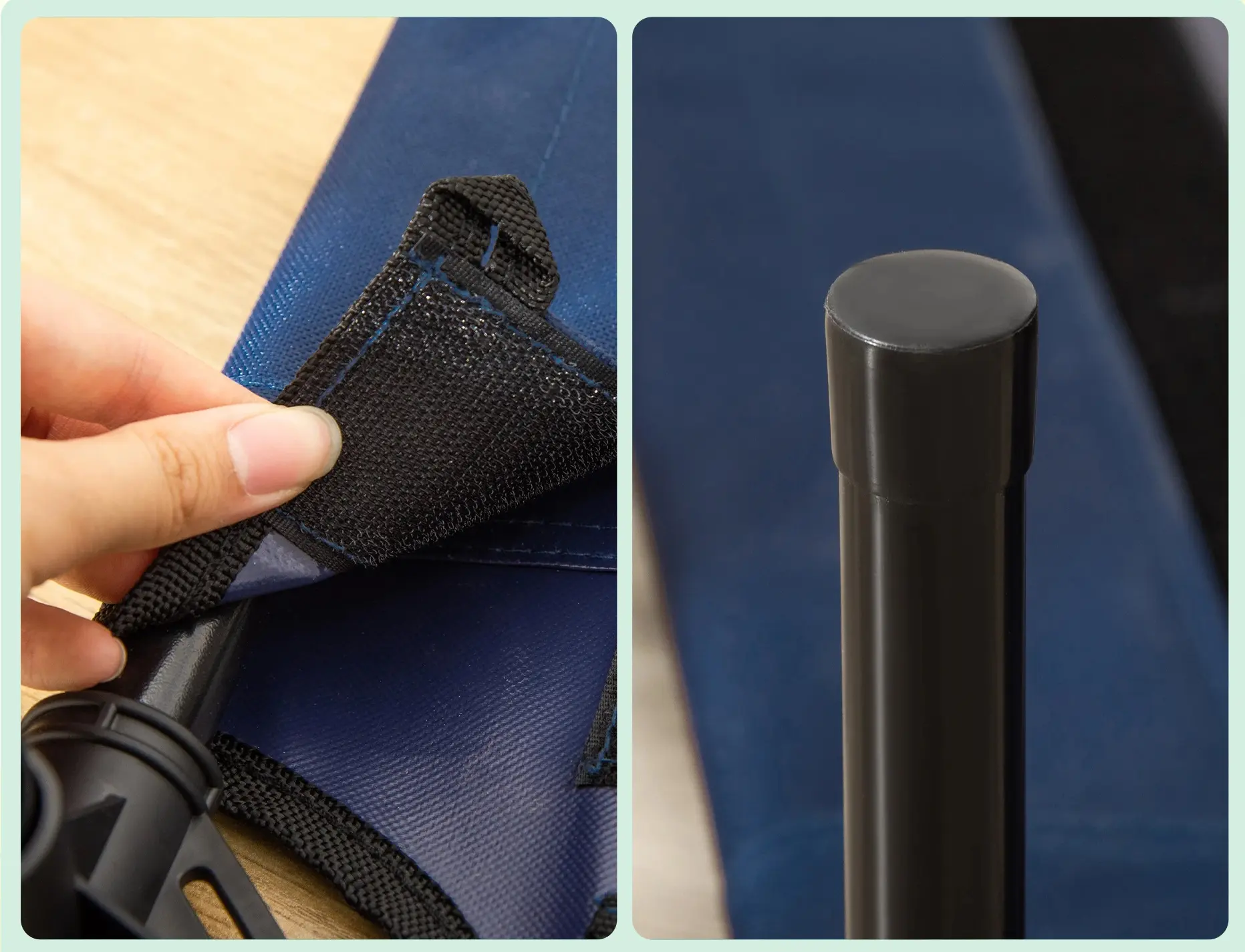 Лежак для собак PawHut D1-0237 (Dark Blue/Black) - 3