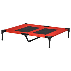 Pat pentru caini PawHut D1-0238 (Red/Black)