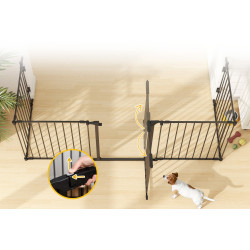 Bariera modulara de protectie pentru animale PawHut D06-100 (Black) Thumb